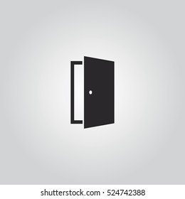 door icon illustration isolated vector, can be used for web and mobile design