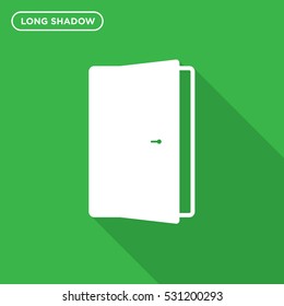 Door icon illustration isolated vector sign symbol