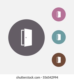 door icon illustration isolated vector, can be used for web and mobile design.