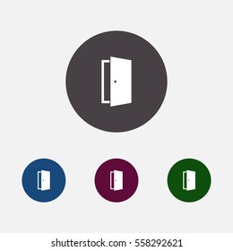 door icon illustration isolated vector, can be used for web and mobile design.