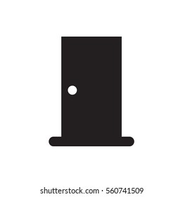 door icon illustration isolated vector sign symbol