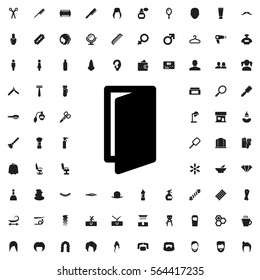 door icon illustration isolated vector sign symbol