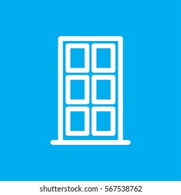 door icon illustration isolated vector sign symbol