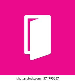 door icon illustration isolated vector sign symbol