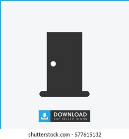 door icon illustration isolated vector sign symbol