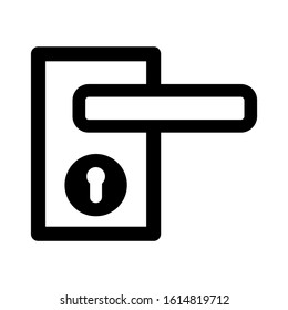 door icon isolated sign symbol vector illustration - high quality black style vector icons
