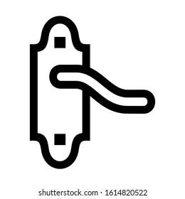 door icon isolated sign symbol vector illustration - high quality black style vector icons

