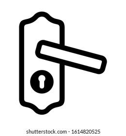door icon isolated sign symbol vector illustration - high quality black style vector icons
