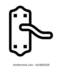 door icon isolated sign symbol vector illustration - high quality black style vector icons
