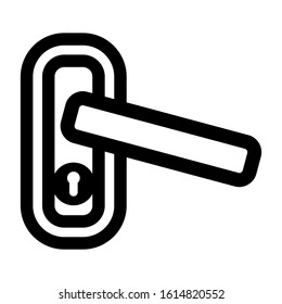 door icon isolated sign symbol vector illustration - high quality black style vector icons
