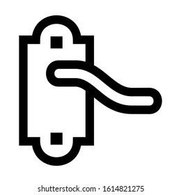 door icon isolated sign symbol vector illustration - high quality black style vector icons
