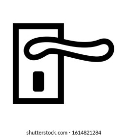 door icon isolated sign symbol vector illustration - high quality black style vector icons
