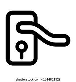 door icon isolated sign symbol vector illustration - high quality black style vector icons
