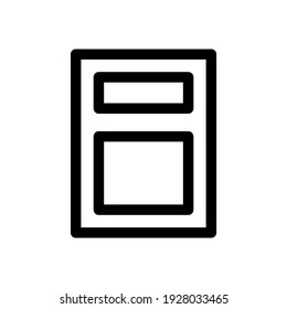 door icon or logo isolated sign symbol vector illustration - high quality black style vector icons
