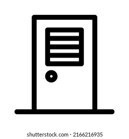 door icon or logo isolated sign symbol vector illustration - high quality black style vector icons
