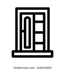 door icon or logo isolated sign symbol vector illustration - high quality black style vector icons

