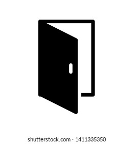 door icon logo vector design template