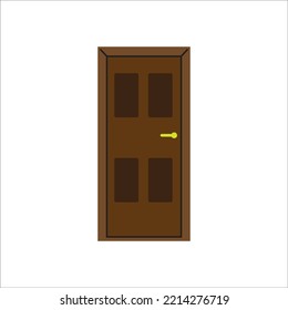door icon logo vector design