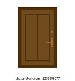 diseño vectorial de logotipo de icono de puerta