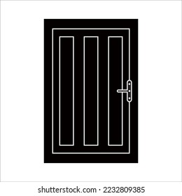 door icon logo vector design