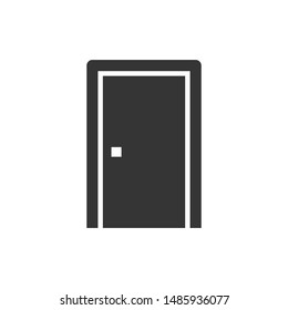 Door icon. New trendy door vector illustration symbol icon.