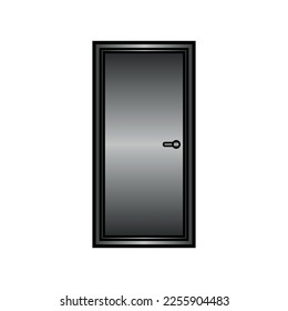 Icono de puerta sobre fondo blanco.