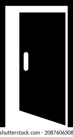 Door icon open Door logo Concept vector illustration.eps