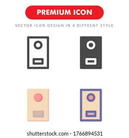 door icon pack isolated on white background. for your web site design, logo, app, UI. Vector graphics illustration and editable stroke. EPS 10.