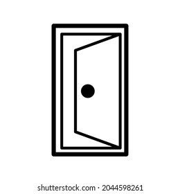 Door icon Royalty free vector design illustration
