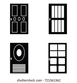door icon set