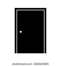 Door icon set simple design