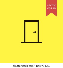 door. door icon. sign design. Vector EPS 10.