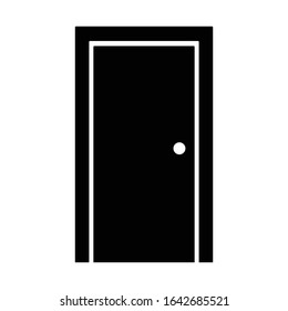 door icon sign vector