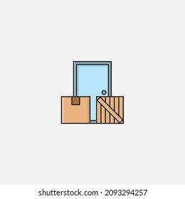 Door icon sign vector,Symbol, logo illustration for web and mobile