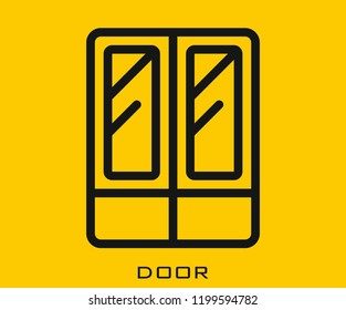 Door icon signs