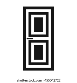 Door icon in simple style isolated vector illustration