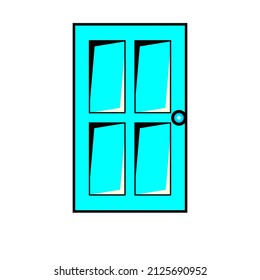 door icon symbol vector illustration