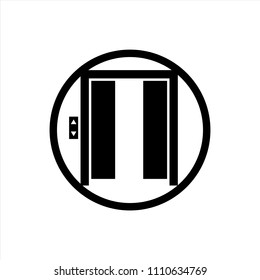 Door icon in trendy flat style isolated on background. Door icon page symbol for your web site design logo, app, UI. Vector EPS10
