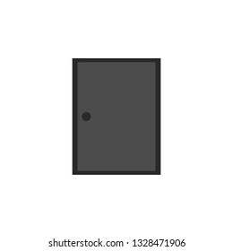 Door, icon in trendy flat style isolated on white background. Door symbol for your web site design, logo, app, UI. Vector illustration, EPS10. - Vector