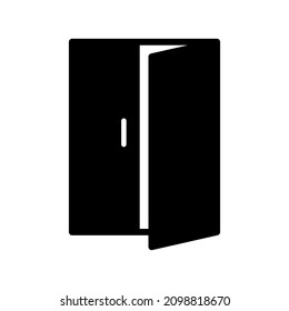 Door icon in trendy vector design illustration