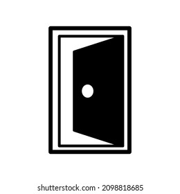 Door icon in trendy vector design illustration