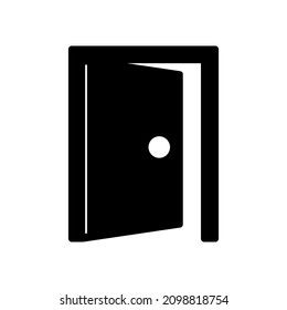 Door icon in trendy vector design illustration
