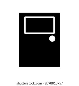 Door icon in trendy vector design illustration