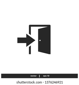 Door Icon vector