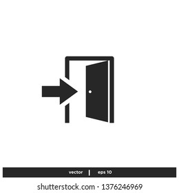 Door Icon vector