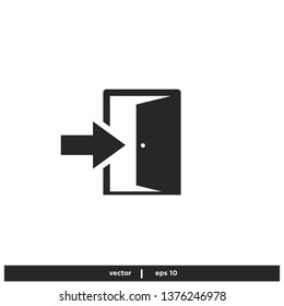 Door Icon vector