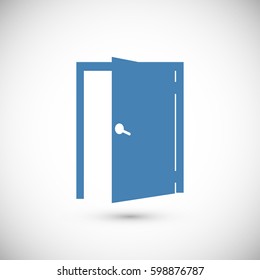 door icon, vector best flat icon, EPS