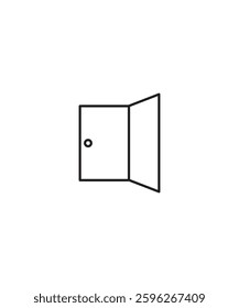 door icon, vector best line icon.