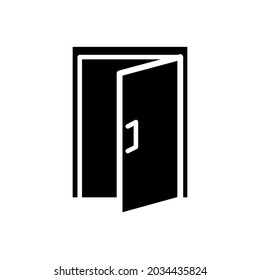 Ilustración de diseño del vector de icono de puerta