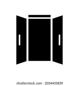 Door icon vector design illustration